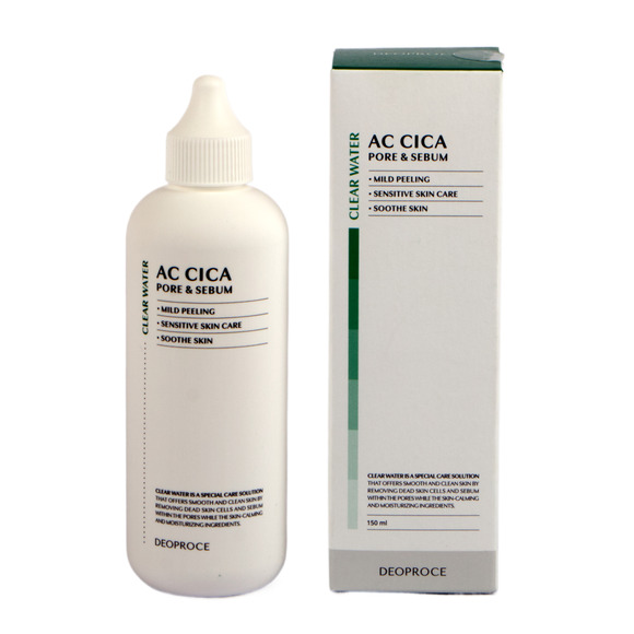 Deoproce AC Cica Pore & Sebum Clear Water 150ml Moisturizing Skin Soothing-6 Pac - Picture 1 of 3